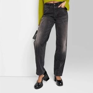 WILD FABLE High Rise Straight Carpenter Jeans